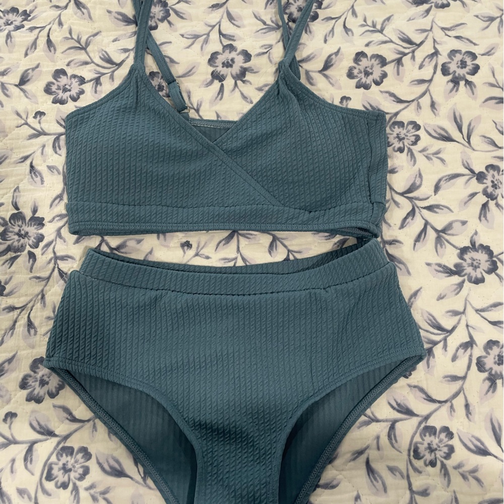 Amazon Kids Teal Swim Bikini